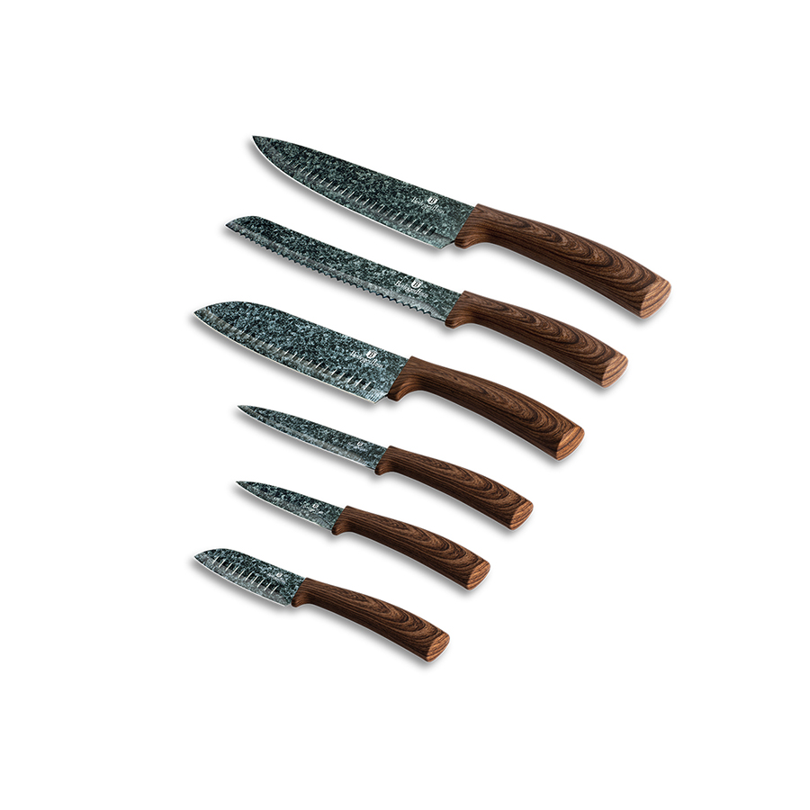 Berlinger Set noževa BH/2505 6/1 FOREST LINE ORIGINAL BROWN